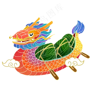 端午节粽子赛龙舟