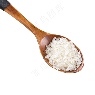 一勺新鲜美味的大米,免抠元素