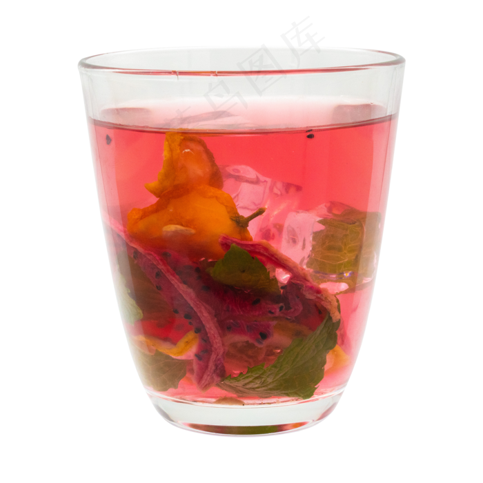 清凉花果玫瑰茶