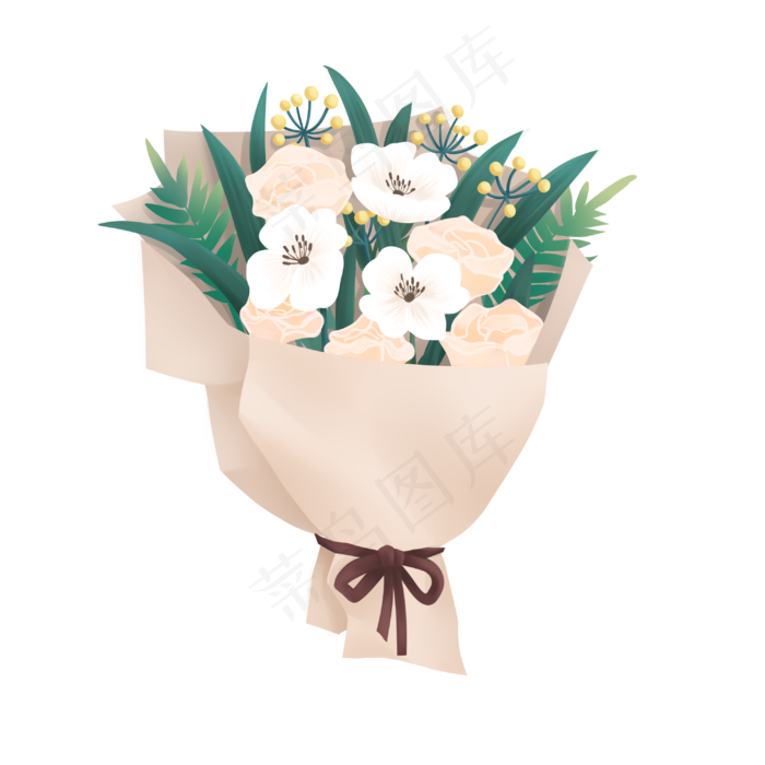 清新淡雅七夕情人节花束