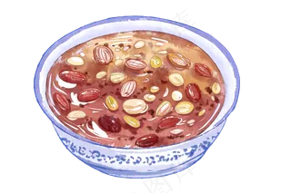 美食八宝粥,免抠元素