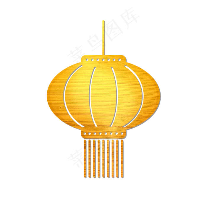 春节金色灯笼,免抠元素(2000X2000(DPI:300))psd模版下载