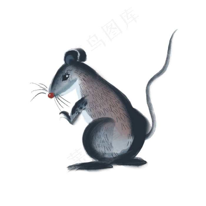 传统中国风2020鼠年,免抠元素