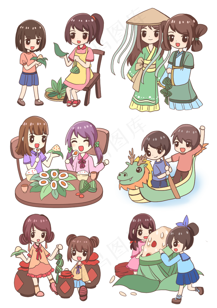 端午节传统习俗(2480X3508(DPI:299))psd模版下载
