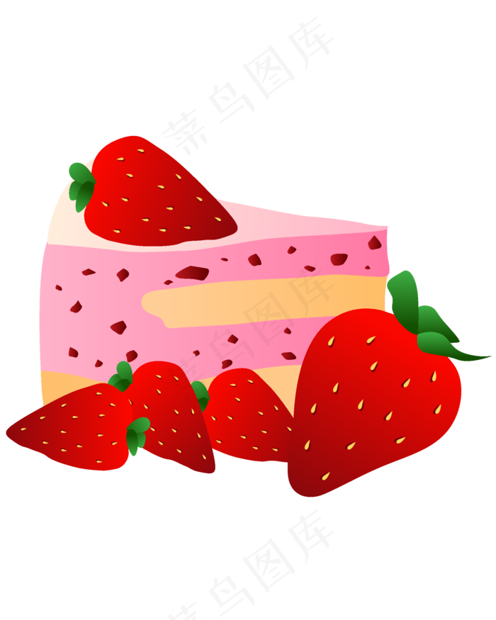 卡通手绘甜品甜点美食之蛋糕(4167*5208px 300 dpi )ai矢量模版下载