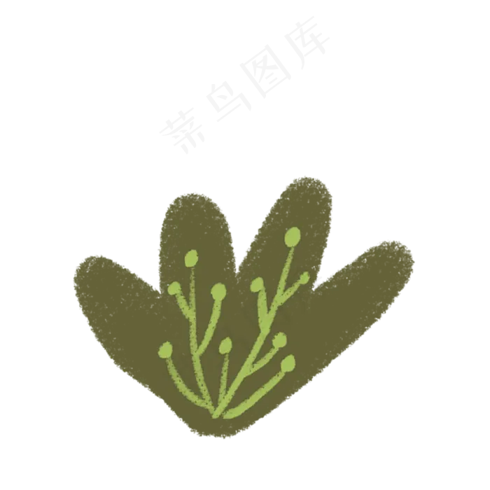 春天植物绿叶下载(2000X2000(DPI:300))psd模版下载