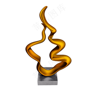 创意建军节雕塑png图