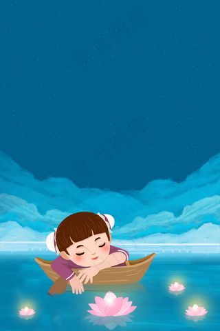 唯美仲夏夜之梦夜景PSD素材