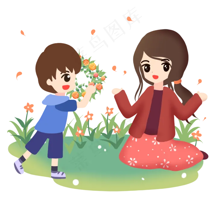 感恩妈妈给妈妈做花环(2480X2480(DPI:299))psd模版下载