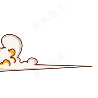 国潮风祥云白色