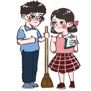 五一劳动节同学们打扫卫生评定优