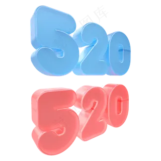 C4D蓝色粉色520 C4D蓝色粉色520