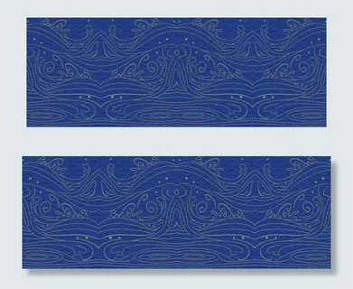 中国风蓝色海浪平铺纹理