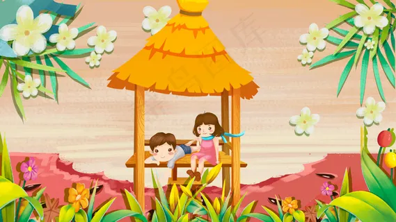 大暑小暑夏日夏季夏景吃西瓜