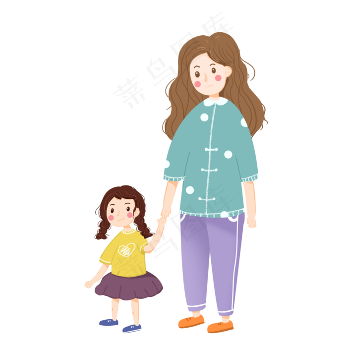 温馨母亲节矢量素材