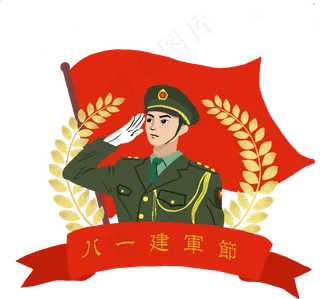 八一建军节军人