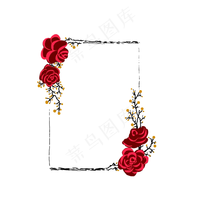 花边手绘中国风商用素材(2000X2000(DPI:300))psd模版下载