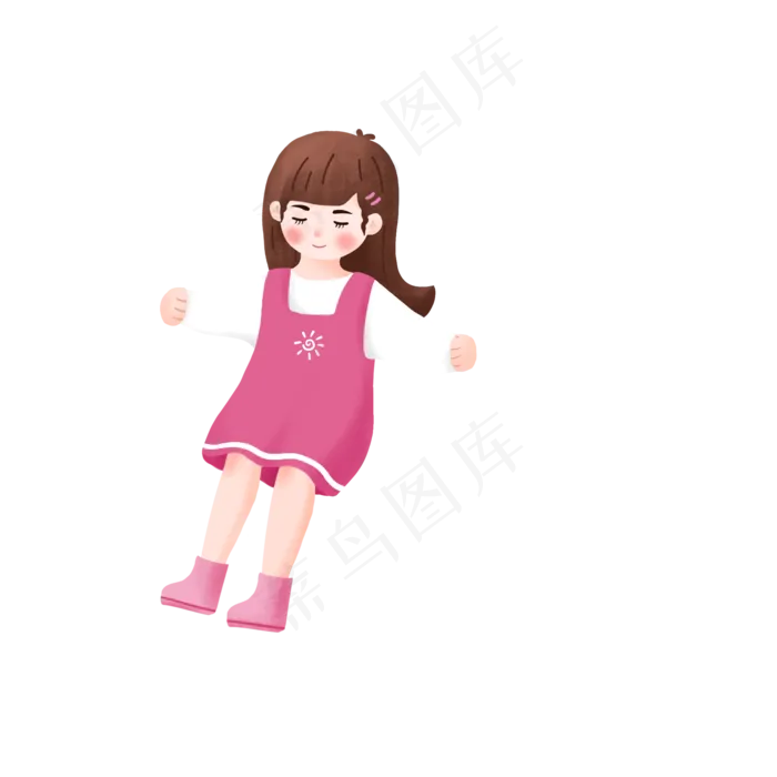 可爱小女孩下载(2000X2000(DPI:300))psd模版下载