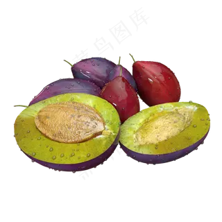 秋冬水果紫杏李