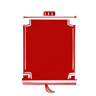 篆刻印章印泥朱砂书画形状,免抠元素