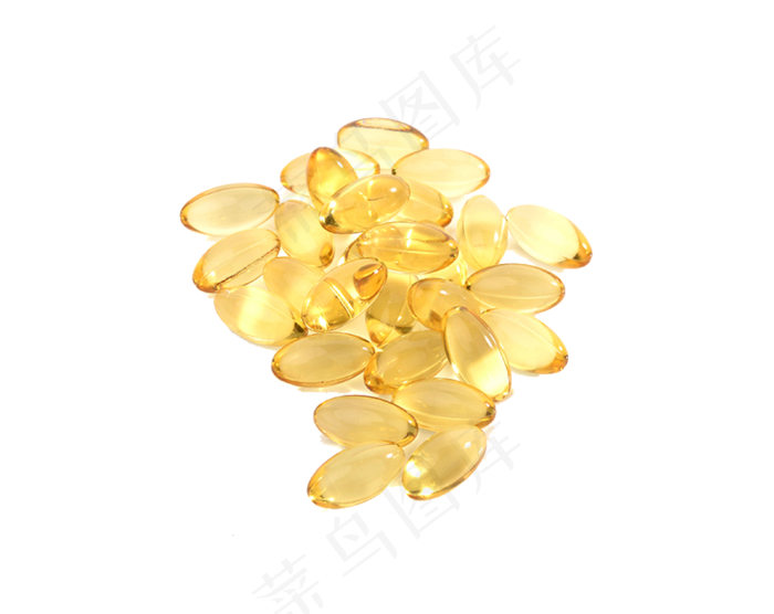 一堆鱼油胶囊,免抠元素
