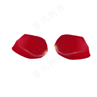 花瓣手绘通用词玫瑰花瓣