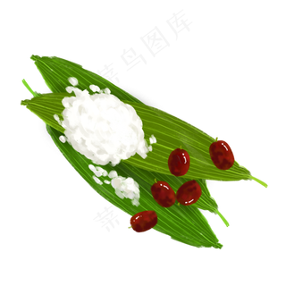端午节粽子原材料PNG