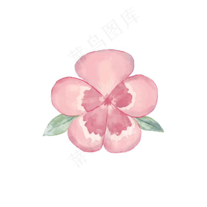 卡通花朵矢量素材(500X500)eps,ai矢量模版下载