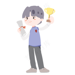 高考取得好成绩男孩