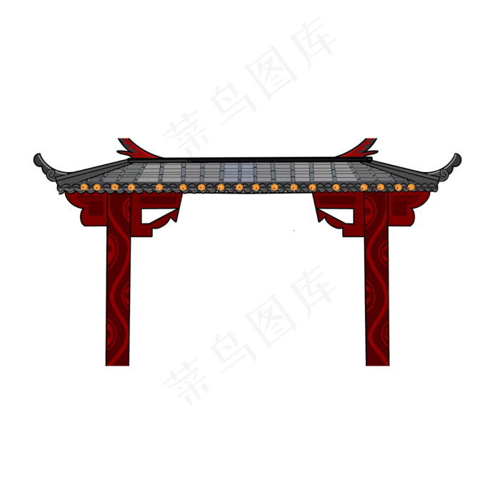 中国风屋檐飞檐翘角(2000X2000(DPI:300))psd模版下载