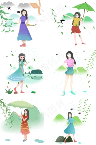 清明节人物合集