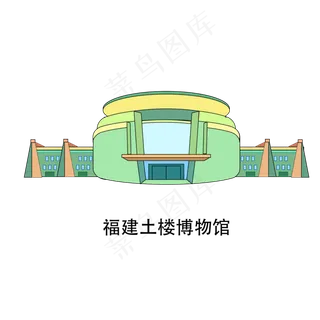 博物馆福建土楼博物馆,免抠元素