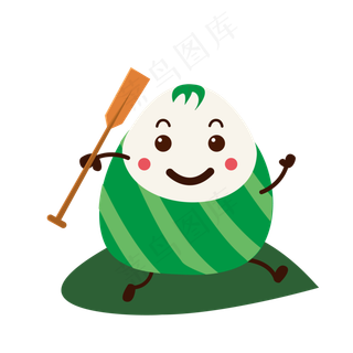 浓情端午节划龙舟粽子