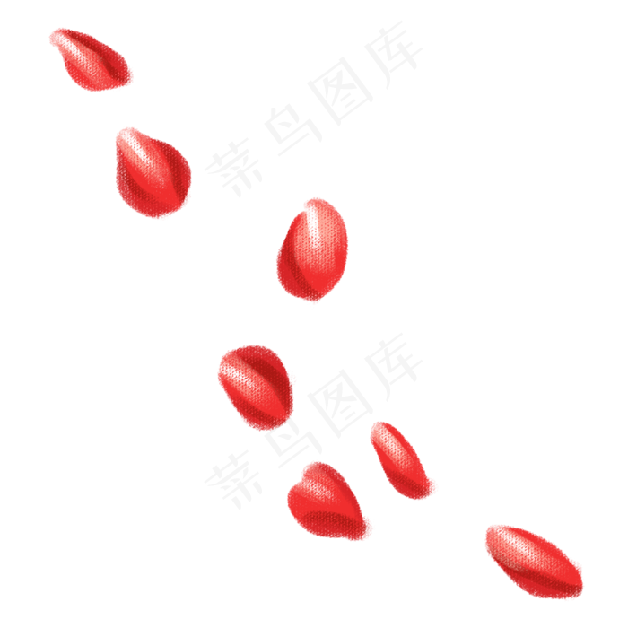 漂浮玫瑰花瓣(2000X2000(DPI:762))psd模版下载