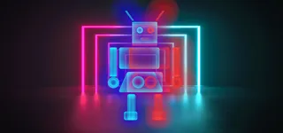 光感透气霓虹空间场景