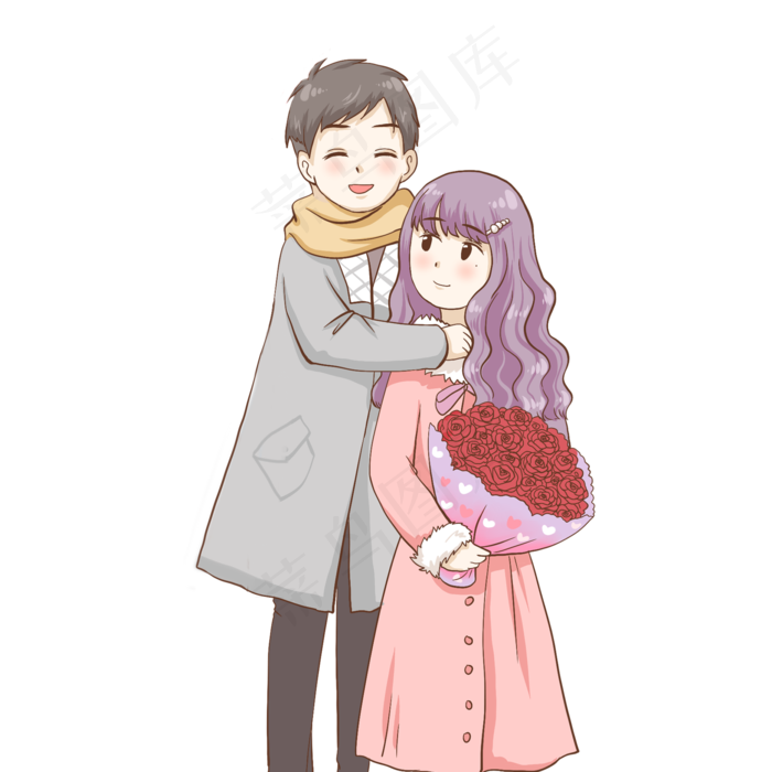 情人节情侣愉快过节