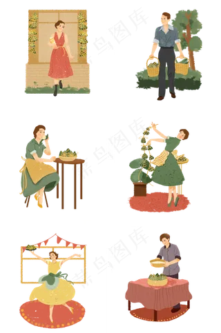 端午节人物合集