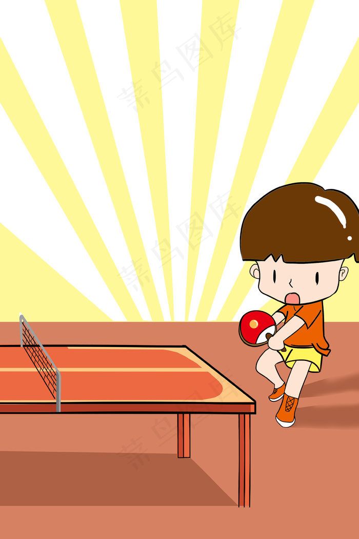 运动主题原创插画1