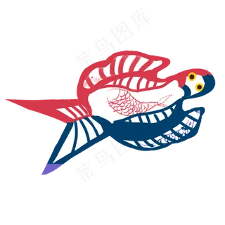 一个漂亮的风筝免抠图