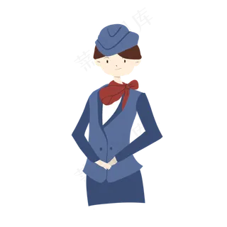 女神节各职业女性简约,免抠元素