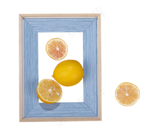 柠檬和相框