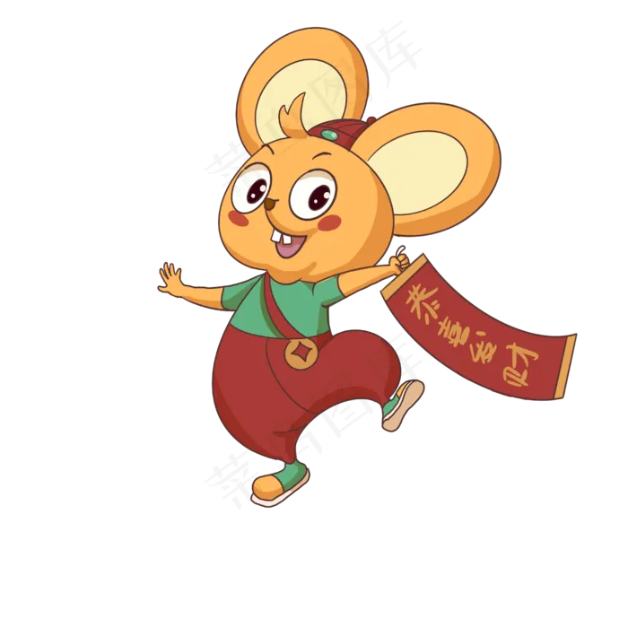 鼠年窗花,免抠元素(2500X2500(DPI:300))psd模版下载