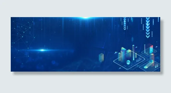 科技感城市粒子banner 科技感城市粒子banner