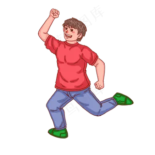 五四青年节跳跃青年