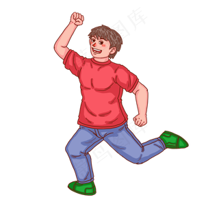 五四青年节跳跃青年