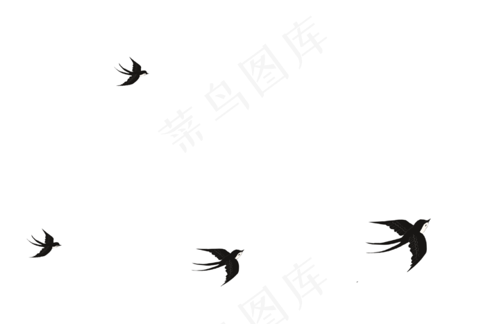 燕子春天,免抠元素