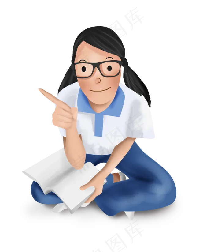 高考读书的女学生(2984X3508(DPI:300))psd模版下载