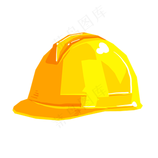 黄色安全帽消防工作,免抠元素