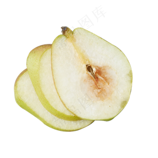 新鲜的梨子免抠图