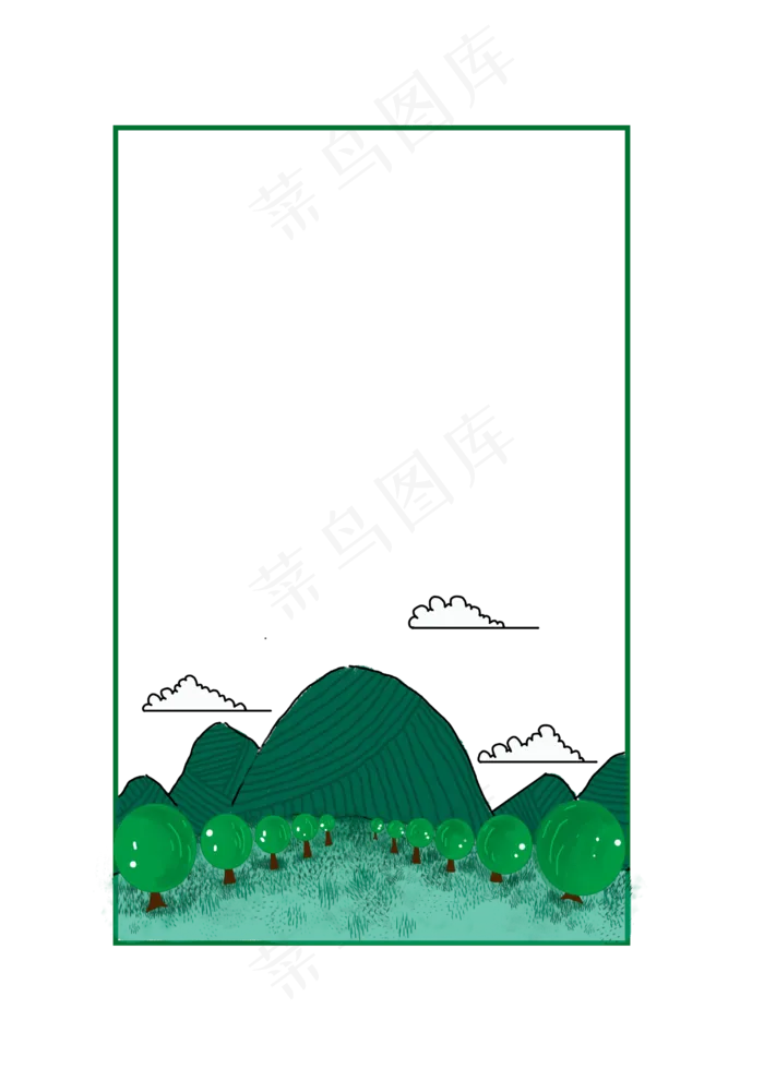 端午节边框(2500X3500(DPI:300))psd模版下载